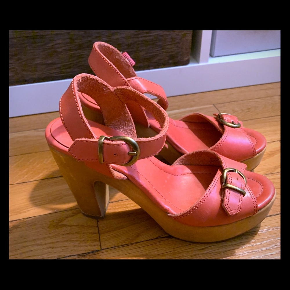Madewell Leather Clog Sandals - Size 5